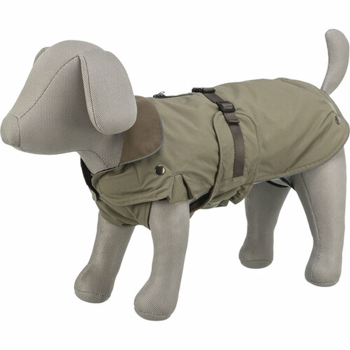 Dog Coat Trixie Peach Olive XS-9