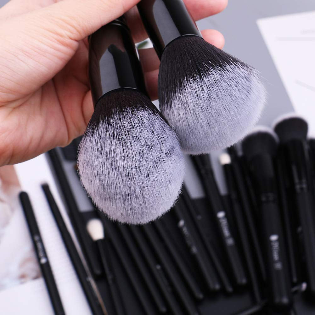 Professional Makeup Brushes Set 27Pcs Makeup Brush Set Premium Synthetic Kabuki Foundation Blending Face Powder Blush Concealers Eye Shadows Brushes